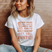 T-shirt Mignonne Appelle Juste Tante