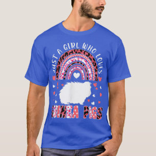 T-shirt Mignonne Arc En Ciel Juste Une Fille Qui Aime Les