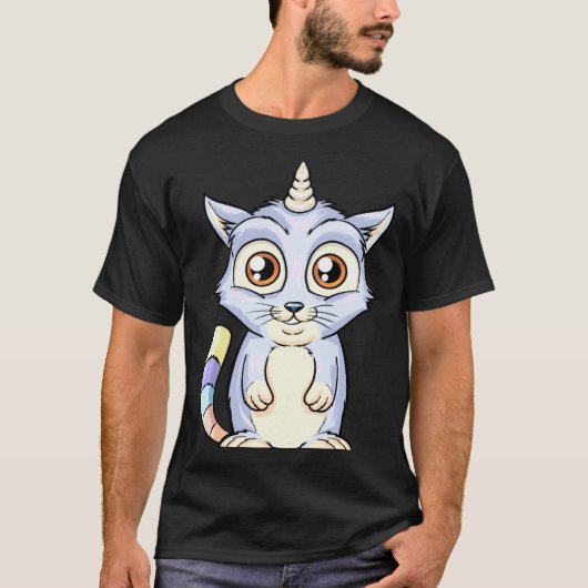 T-shirt Mignonne Caticorne (Devant)