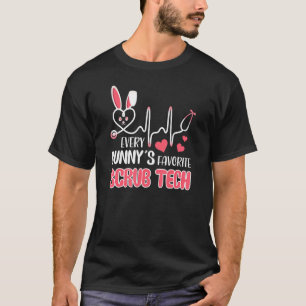 T-shirt Mignonne Chaque lapin est Favorite Scrub Tech Rn N