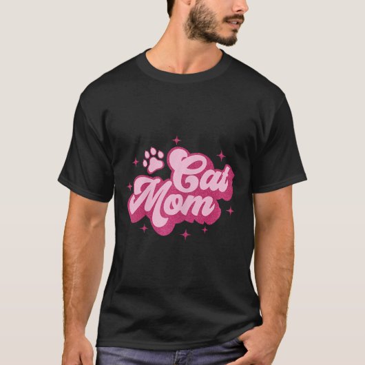 T-shirt Mignonne chat Mam Chat Mama Kitty Kitten Chat Mama (Devant)