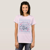 T-shirt Mignonne chatte - "Tu M'As Chatté ?" Graphique drô (Devant entier)