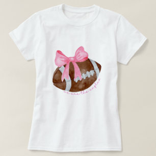 T-shirt Mignonne Chemise Maman Football, Chemise Mascotte 