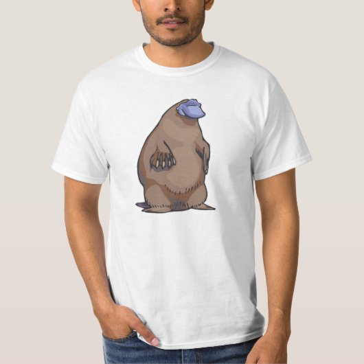 T-shirt mignonne chubby platypus (Devant)