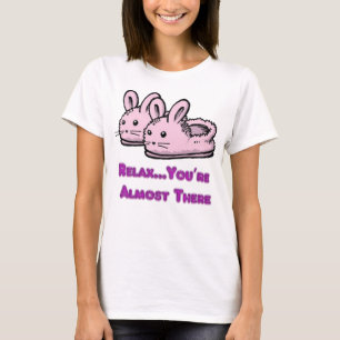 T-shirt Mignonne, Comfy Motivation Pink Bunny Lapin Chauss