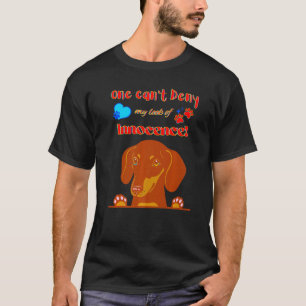 T-shirt Mignonne Dachshund Drôle Wiener Chien Mon Look Inn