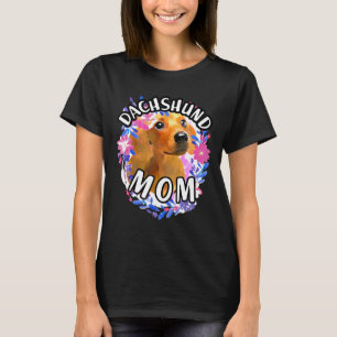 T-shirt Mignonne Dachshund Maman Doxie Wiener Chien Propri