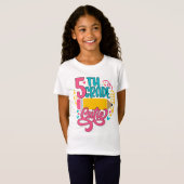T-Shirt Mignonne de 5e rentrée des classes (Devant entier)