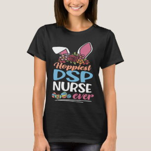 T-shirt Mignonne DSP infirmière la plus joyeuse jamais lap