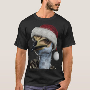 T-shirt Mignonne Emu Australien Portant Un Casquette Festi