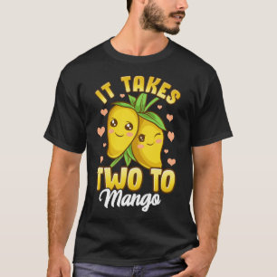T-shirt Mignonne Et Drôle Il Faut Deux Pour Mango Fruit Pu