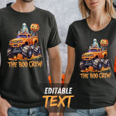 T-shirt Mignonne Famille Correspondant Monster Camion Hall