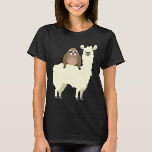 T-shirt Mignonne Fantaisie équitation Llama 32