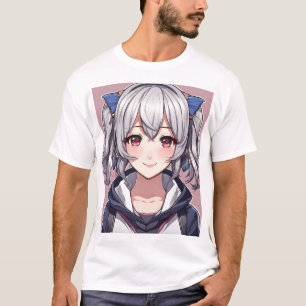 T-shirt mignonne fille Anime