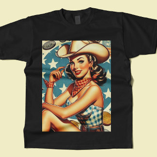 T-shirt Mignonne fille Vintage