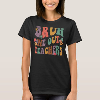 T-shirt Mignonne fin de l'année scolaire Professeur été Br
