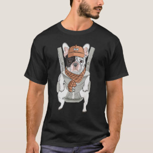 T-shirt Mignonne Français Bulldog sac à dos Frenchie Chien