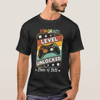 T-shirt Mignonne Gamer 8E Classe De Classe De 2026 Premier