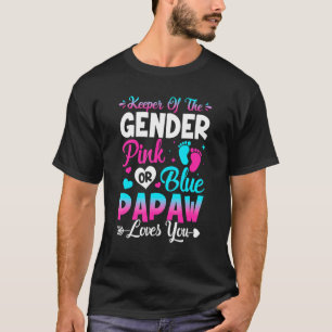 T-shirt Mignonne Gardienne De Genre Rose Ou Papaw Bleu Vou