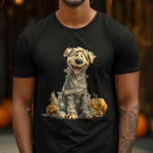 T-shirt Mignonne Golden Retriever Mummy