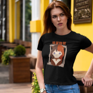 T-shirt Mignonne Goth Girl Anime