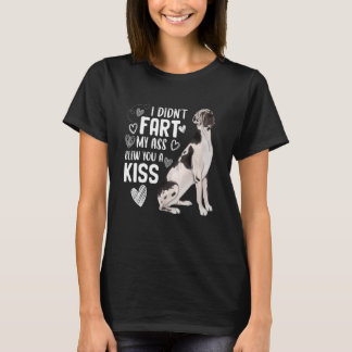 T-shirt Mignonne grand chien Danse Ne pince pas chiot