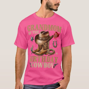T-shirt Mignonne Grand-Mère Du Rodéo Occidental Cowboy Ann