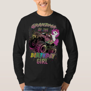 T-shirt Mignonne Grand-Mère D'Une Fille De Camion Monster 