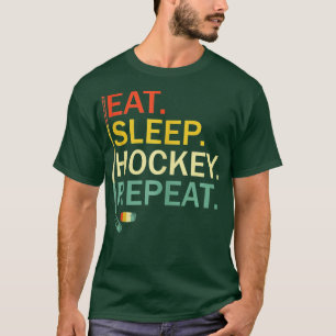 T-shirt Mignonne Hockey Sur Glace Pour Hommes Femmes Hocke