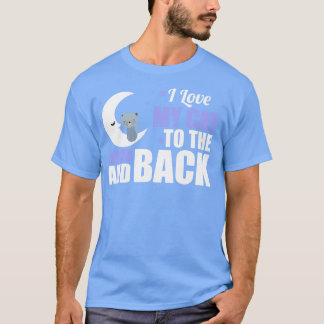 T-shirt Mignonne I Lote My Chat To the Moon and Back