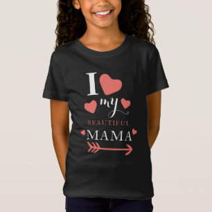 T-Shirt Mignonne J'aime ma belle maman