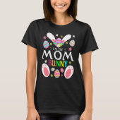 T-shirt Mignonne Je suis La Maman Lapin Matching Famille P (Devant)