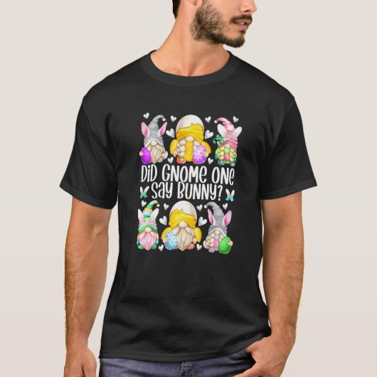 T-shirt Mignonne Lapin Gnome Pun Pour Poulet Maman Drôle P (Devant)