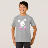 T-shirt Mignonne lapin, Lapin Blanc, Bébé Lapin, Boule De (Devant entier)