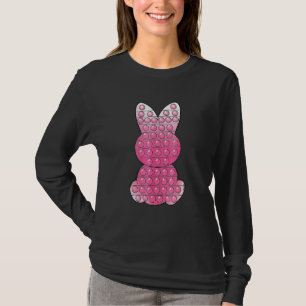 T-shirt Mignonne lapin lapin Poppin Joyeux Jour de Pâques