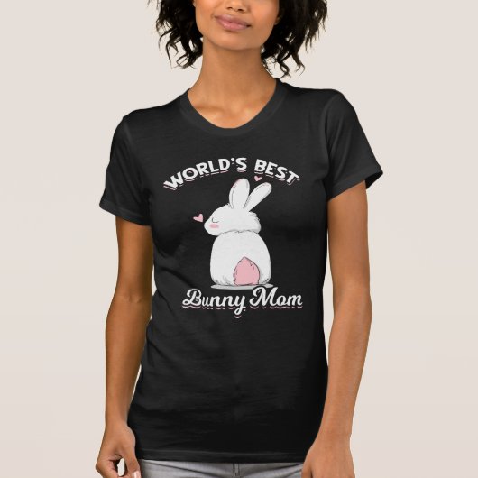 T-shirt Mignonne Lapin Mama (Devant)