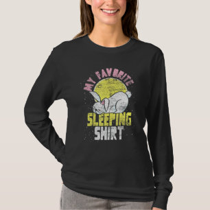 T-shirt Mignonne Lapin Mon Favori Couchage Animal Rabbit S