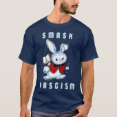 T-shirt Mignonne Lapin Rétro - Fascisme Smash (Devant)