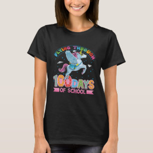 T-shirt Mignonne licorne 100 jours de filles d'école