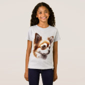 T-Shirt Mignonne longue cheveux Chihuahua Chiuppy Mug (Devant entier)