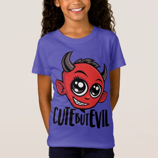 T-Shirt Mignonne mais mal (Devant)