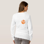 T-shirt Mignonne maman de baseball (Dos entier)