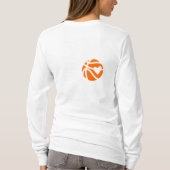 T-shirt Mignonne maman de baseball (Dos)