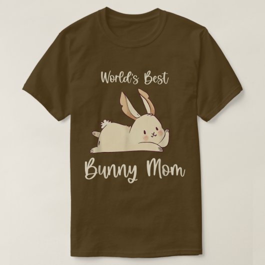 T-shirt Mignonne maman lapin Rabbit  (Design devant)
