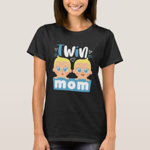 T-shirt Mignonne maman Twin de Baby Boys Cool Mama Fête de