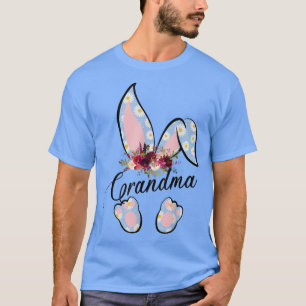 T-shirt Mignonne Mamie Bunny Famille de Pâques Corresponda