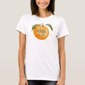 T-shirt Mignonne Mandarin Orange Mama Maman Jumelage enfan (Devant)