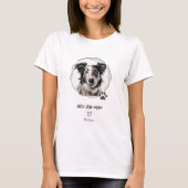 T-shirt Mignonne Meilleur Chien Maman Photo Femme (Devant)