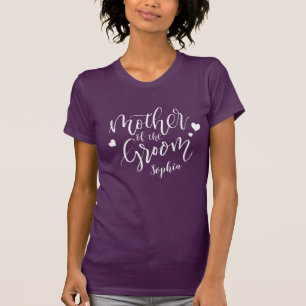 T-shirt Mignonne Mère Personnalisée des chemises de marié