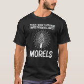 T-shirt Mignonne Morel Pour Hommes Femmes Morel Chasse Aux (Devant)